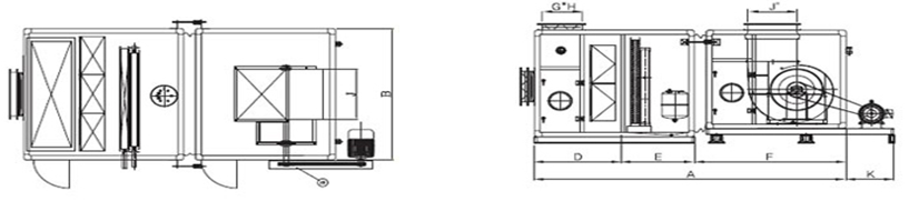 Air Handling Unit Dimension